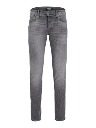 Image of JACK & JONES Mens Glenn 349 Jeans Black Denim 36W / 32L