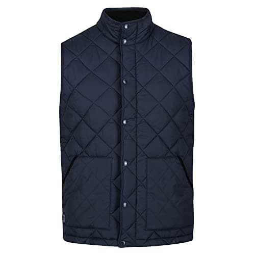 Image of Regatta Mens Londyn Quilted Body Warmer (L) (Navy)