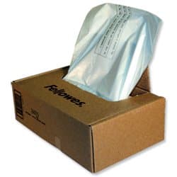 Image of Brand New. Fellowes Shredder Bags [for C-380 C-480 Series] Ref 36055 [Pack 50]