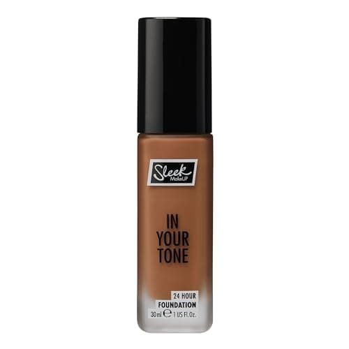 Image of Sleek MakeUP In Your Tone 24 Hour Foundation, Medium Buildable Coverage in 30 Shades, Semi-Matte Flawless Finish, 10N, 30ml