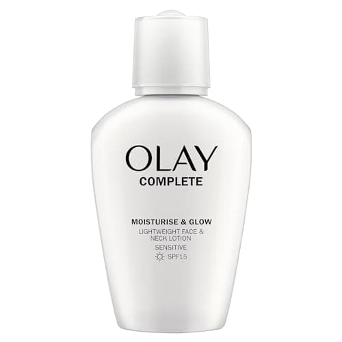 Image of Olay Complete Moisturise & Glow Face And Neck Lotion For Sensitive Skin With SPF15, For Beautiful, Healthy Glowing Skin In Just 1 Day, 100ml