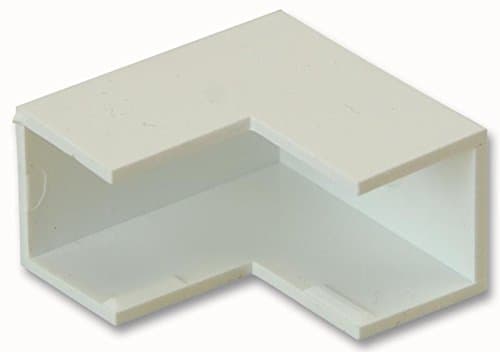 Image of PRO POWER 16mm x 16mm External Corner Angle – Mini Trunking Fittings, White – Pack of 10 – MT16/EA