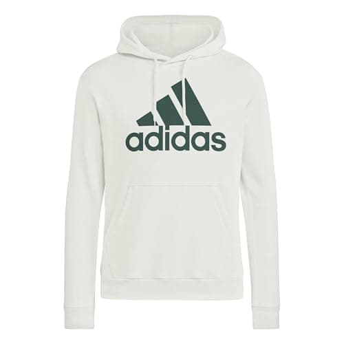 Image of adidas Men's Essentials Fleece Big Logo Hoodie, Linen Green, 4XL