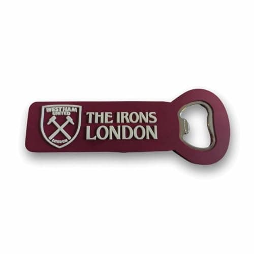Image of Official West Ham United The Irons Bottle Opener Fridge Magnet, Claret