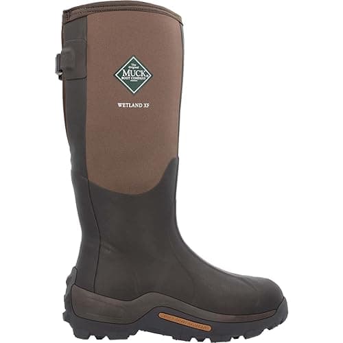 Image of Muck Boots Men's Wetland XF Pull On Waterproof Wellington Boot, Brown, 7