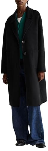 Image of United Colors of Benetton Coat, Black, M
