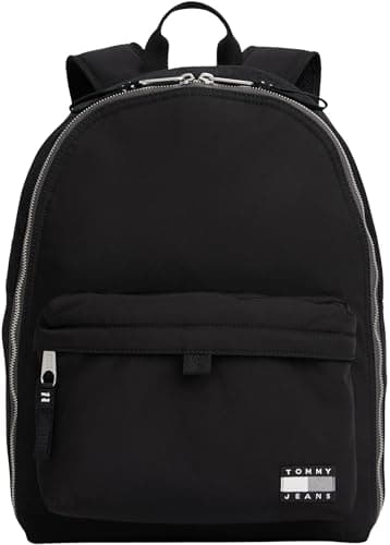 Image of Tommy Jeans Men's TJM DAILY TECH BACKPACK AM0AM13733 Backpack, Black (Black), One Size