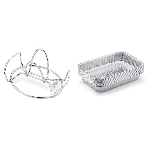 Image of Weber Poultry Roaster & Drip Pans 10-Piece, Small
