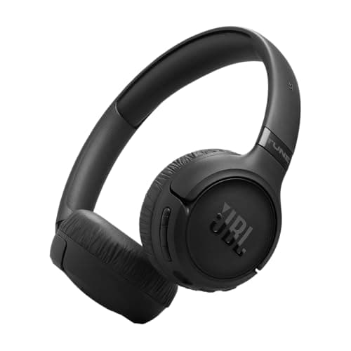 Image of JBL Tune 680 NC Wireless On-Ear Bluetooth Headphones with Adaptive Noise-Cancelling Technology, Smart Ambient, 76-Hour Battery Life and Google Fast Pair/Microsoft Swift Pair, Black