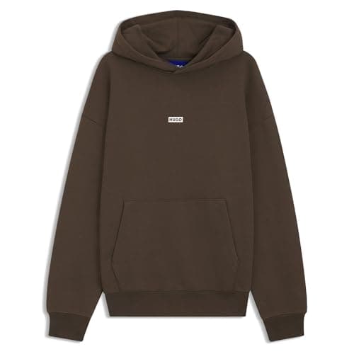 Image of HUGO Men's Nazardo 10257685 01 Sweatshirt, Dark Brown 208, L