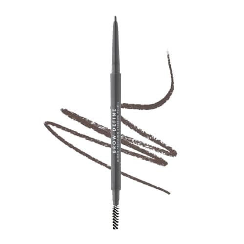 Image of MUA Makeup Academy Brow Define, Grey Micro Eyebrow Pencil with Spoolie Brush, For Cool-Toned, Silver, or Grey Hair (Pack of 1) - Vegan & Cruelty Free
