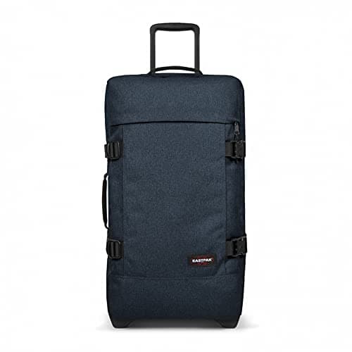 Image of Eastpak TRANVERZ M Suitcase, 67 x 35.5 x 30 cm, 78 L - Triple Denim (Blue)