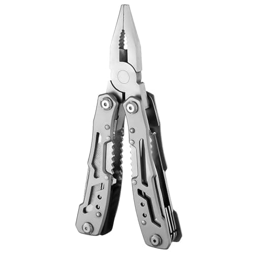 Image of 14-in-1 Multi-Functional Folding Pliers, Portable & Durable Stainless Steel Utility Tools Multi-Purpose Pocket Tool Multitool for Outdoor Activities, DIY Activities
