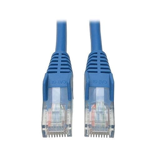 Image of Tripp Lite 6.09 m Cat5e / Cat5 350 MHz Snagless Molded UTP Patch Cable RJ45 M/M Blue (N001-020-BL)