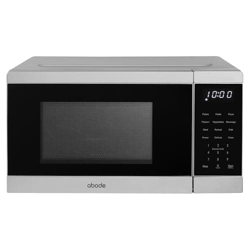 Image of Abode 20L Touch Control Microwave Stainless Steel 800W with 5 Power Levels & Timer Button & Dial Control Defrost Function Easy to Use AMT2008SS (Touch Control, Stainless Steel)