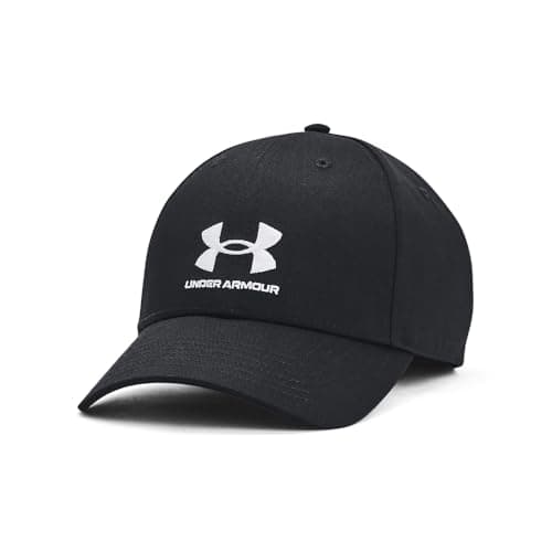 Image of Under Armour M Essential Low Lockup ADJ - Hats - Headwear - Black/White - Size: OSFM