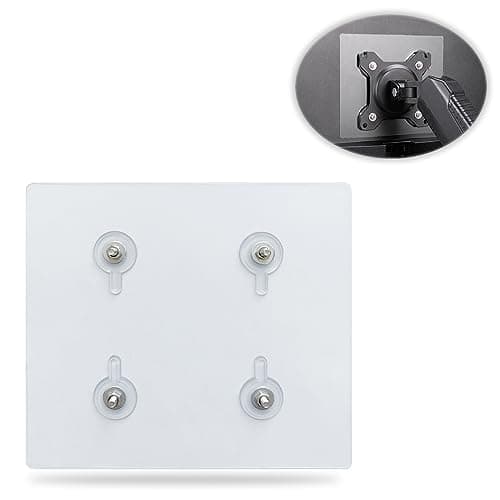 Image of Universal Monitor VESA Mount Adapter for Non-VESA 13 - 27 inch Computer Monitors Tablets iPad VESA Mounting Arm Stand Bracket Kit 75X75mm…