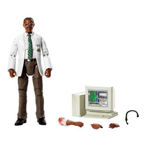 Image of Mattel Jurassic World Toys Amber Collection Ray Arnold 6-in Action Figure with Movie-Inspired Removable Arm, Headset, & Computer Piece Accessory, Collectible Gift for 8 Years Old & Up