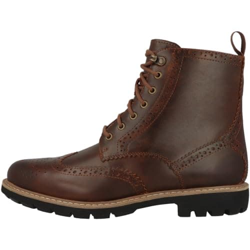 Image of Clarks Men's Batcombe Lord Chelsea Boots, Brown, 9 UK