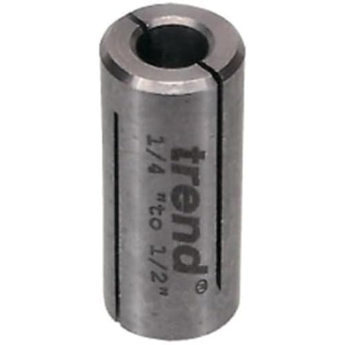 Image of Trend Collet Sleeve, 6.35mm to 12mm Reduction Sleeve for Smaller Shank Cutters, CLT/SLV/6312
