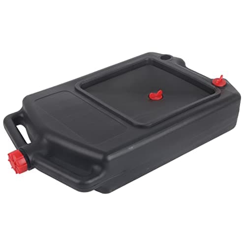 Image of Oil Coolant Drain Tray, 8L Large Capacity Leakproof Gear Box Fuel Drip Container Fuel Drain Pan for Car Motorcycle