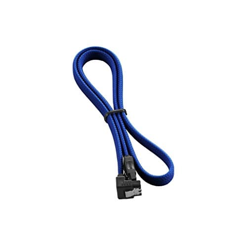 Image of CableMod compatible ModMesh Right Angle SATA 3 Cable 60cm - blau