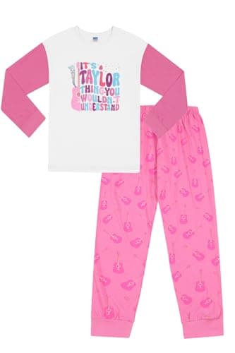 Image of ThePyjamaFactory Girls It's a Taylor Thing, You Wouldn't Understand Pink White Long Pyjamas (9-10 Years)