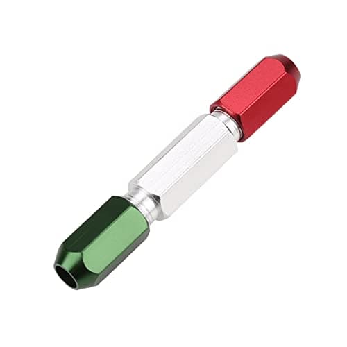 Image of Pin Gage Handle 0.3-1mm, Go/No Go Double End Gage Handle, Aluminum Alloy Go No Go Gauge Set, Measuring Industry Tool Handles, Automotive Inspection Tools for Workshops and Plug Gages