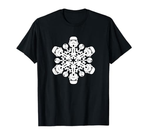 Image of Star Wars Stormtrooper Christmas Snowflake T-Shirt