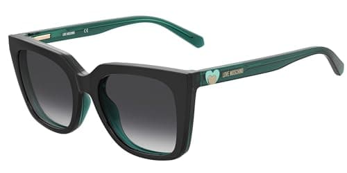 Image of MOSCHINO LOVE MOL055/CS ETJ BLACK TEAL 54/18/140 WOMAN Sunglasses