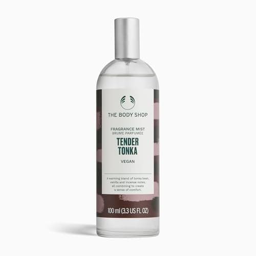 Image of The Body Shop Tender Tonka Fragrance Mist (1x 100ml), Fragrance Mist with Notes of Tonka Bean, Vanilla Orchid & Suede, Lightly Seductive Fragrance, Perfect for Layering, Refreshing Mist for Women