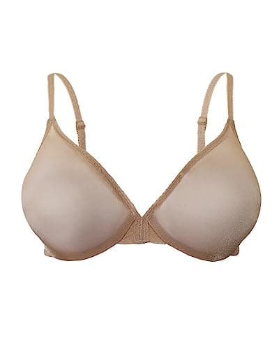 Image of Gossard Women's Glossies Sheer U/Wired Bra, Nude, 34 34DD UK