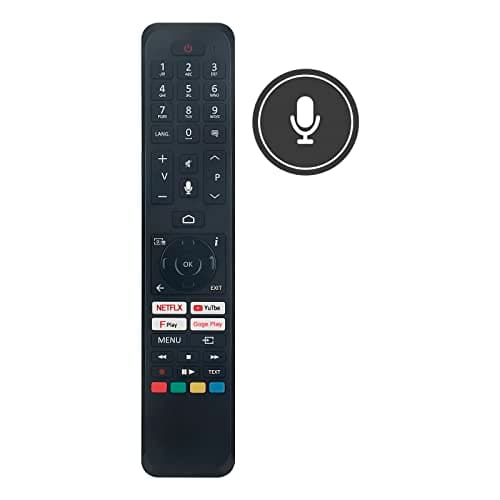 Image of New RC45161 Remote Replacement for JVC LT-24CA120 LT-32CA120 LT-39CA120 for Panasonic TX-43HX700B Android HD TV for Toshiba RC45161 10125374 HD TV for Hitachi 55HAK6150U Android HDTV RemoteController
