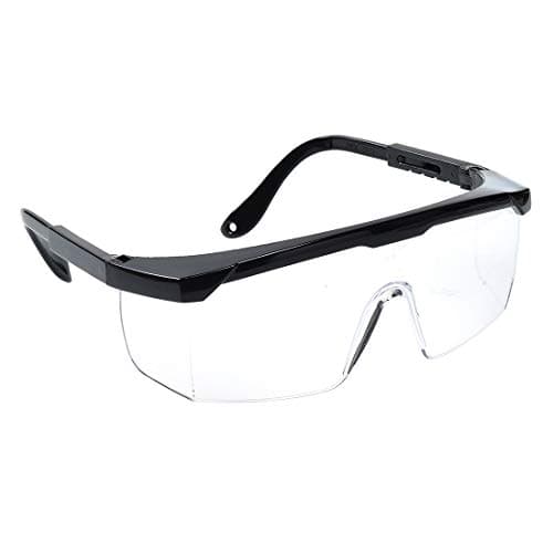 Image of Portwest Classic Safety Spectacles, Size: One Size, Colour: Clear, PW33CLR