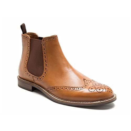 Image of Red Tape Men's Downton Chelsea Boot, Tan, 10 UK