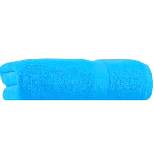 Image of Diamond Tex Premium Aqua Teal Jumbo Bath Sheets 100% Ring Spun Cotton Towels 600 GSM Pack Of 1 Beach Body Wrap Quick Dry Super Soft Highly Absorbent Hotel Quality 100×200cm (Aqua Teal)