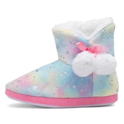 Image of The Slipper Company Girls Multi Slipper Boot - Size 11 Child UK - Multicolour