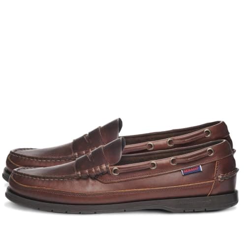 Image of Sebago SLOOP FGL BRUSHED, Mens Boating Shoes, Brown (Total Brown N25), 8 UK (42 EU)