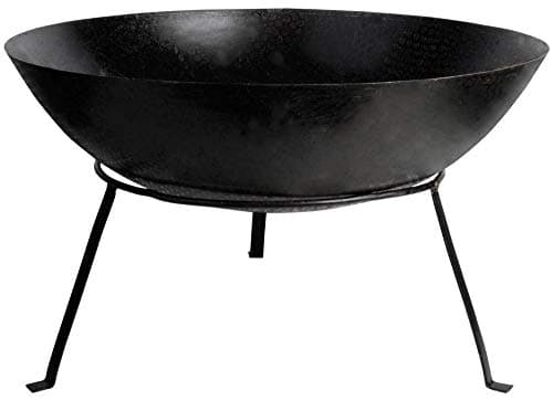 Image of Esschert Design FF114 Steel Fire Bowl, Black, 14.0 in*23.0 in*23.0 in