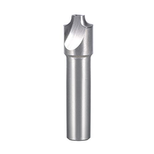 Image of sourcingmap HSS-AL Corner Rounding End Mill Cutter 2 Flute with 4mm Radius, 12mm Shank
