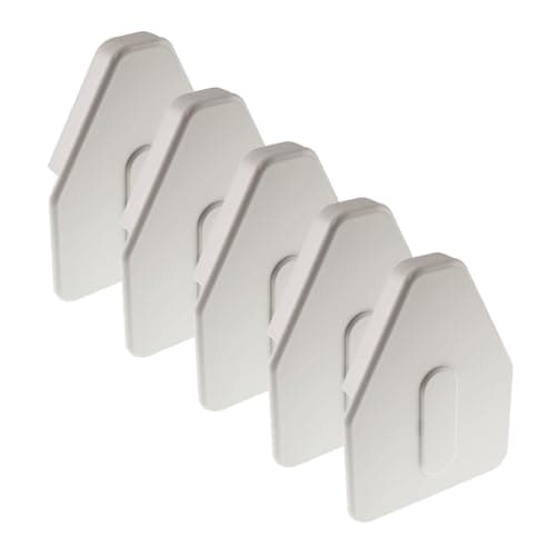 Image of Heavy Duty Self-Supporting Bar End Cap (5 Pack) - White