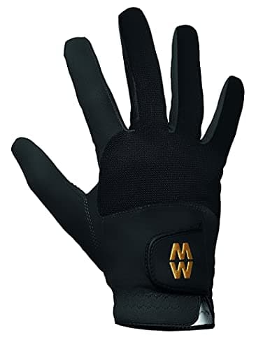 Image of MacWet Mens & Ladies 1 Pair Short Mesh Sports Gloves - Black 8