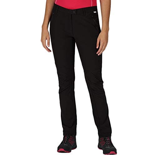 Image of Regatta Womens Highton Stretch Walking Trousers - 14 UK Black