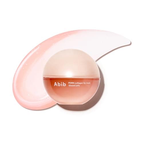 Image of Abib PDRN Collagen Lip Mask Glazed Jelly 0.38 fl oz | Korean Lip Butter Balm Overnight Sleeping Mask Hydrating Care Moisturizer Treatment for Flakey, Dry Lips
