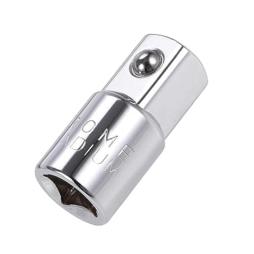 Image of 3/8 Inch Drive (F) X 1/2 Inch (M) Socket Adapter, Female to Male(Silver)