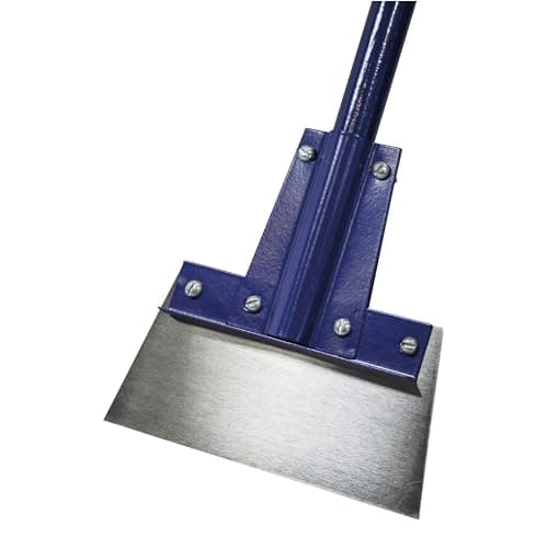Image of Faithfull Floor Scraper – 200mm (8in) Wide Blade with 1450mm (57in) Fibreglass Handle for Surface Cleaning & Preparation