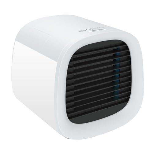 Image of Evapolar evaCHILL Personal Portable Air Cooler and Humidifier, Desktop Cooling Fan, for Home and Office, with USB Connectivity and Built-in LED Light, White