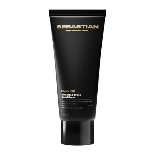 Image of Sebastian Professional Dark Oil Smooth and Shine Conditioner for Dry & Frizzy Hair - Lightweight Detangling Conditioner for Silky, Shiny Hair (200ml)
