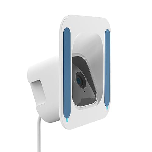 Image of HOLACA Camera Mount, Glass Window Mount for Blink Mini/Blink Mini 2 Camera, Direction 20 Degree Downward, Adhesive Mount (White)