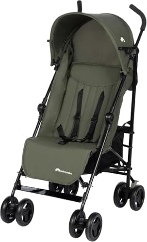 Image of Bebeconfort Rainbow, Lightweight Baby Buggy Stroller, Multi-Position Reclining Stroller, Foldable with Compact Closure, for Children Aged 6 Months - 4 Years, max 22 kg, Travel Buggy, Mineral Green
